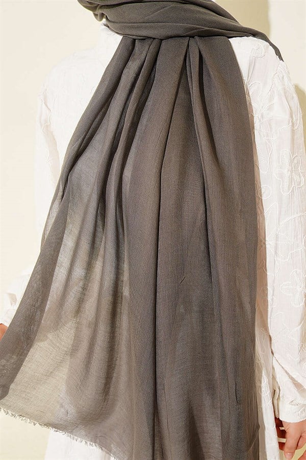 Rami Tencel Shawl Slate Grey