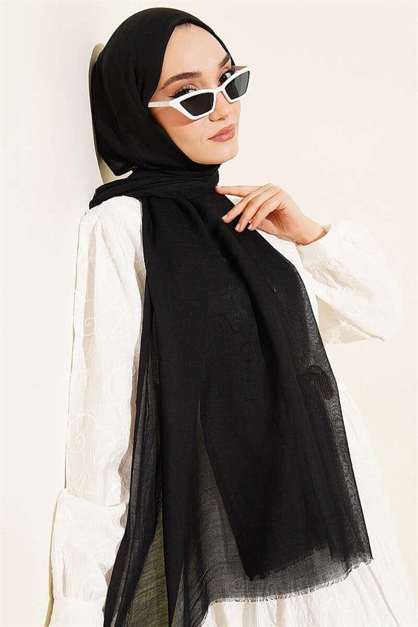 Rami Tencel Scarf Black
