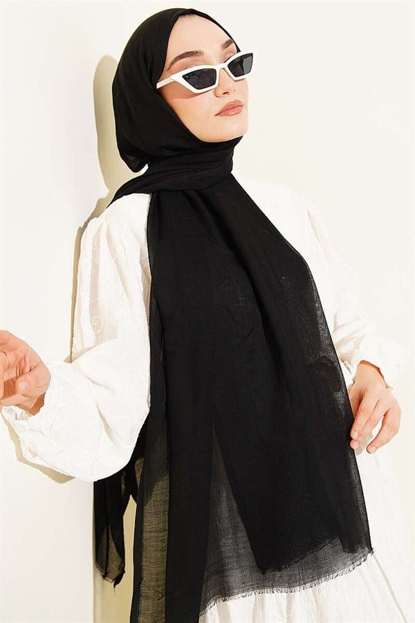 Rami Tencel Scarf Black