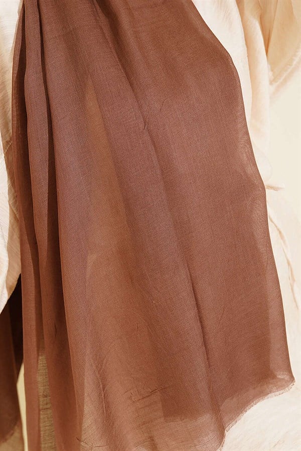 Rami Tencel Shawl Soft Coffee