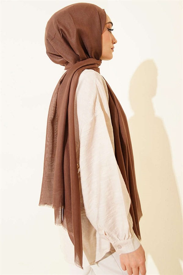Rami Tencel Shawl Soft Coffee