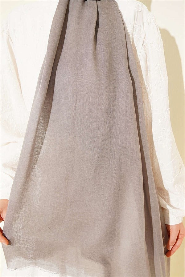 Rami Tencel Shawl Stone Grey