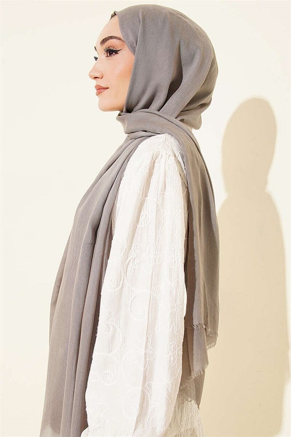 Rami Tencel Shawl Stone Grey