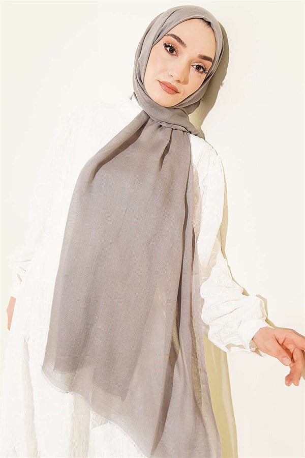 Rami Tencel Shawl Stone Grey