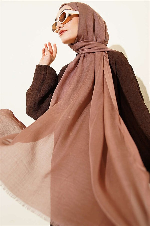 Rami Tencel Shawl Mink