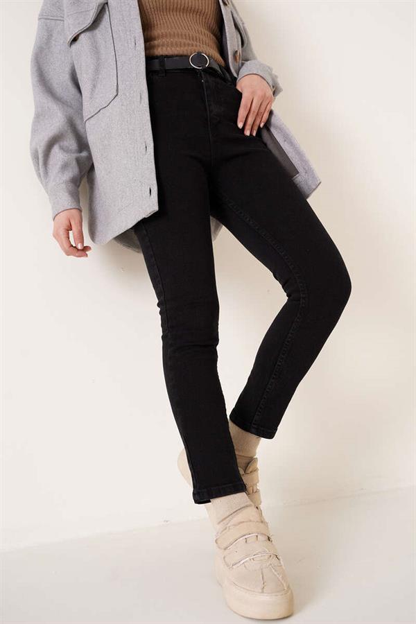 Regular Fit Lycra Trousers Smoke