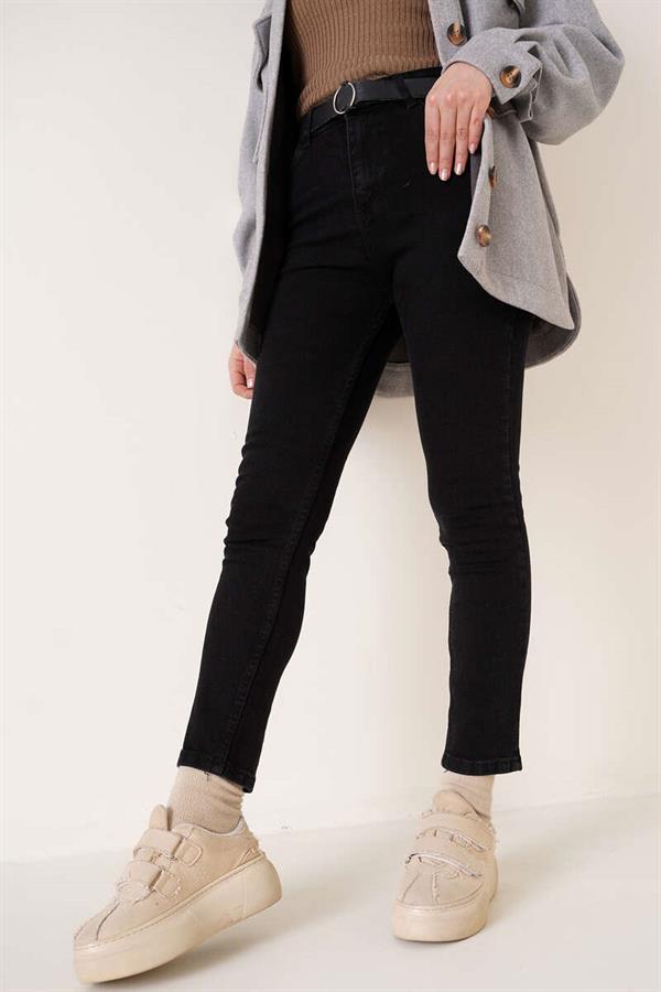 Regular Fit Lycra Trousers Smoke