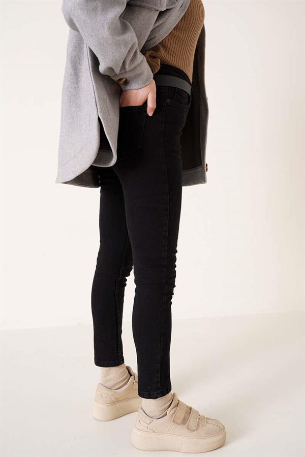 Regular Fit Lycra Trousers Smoke