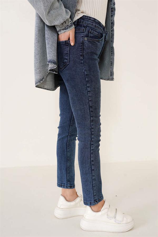 Regular Fit Lycra Trousers Snow Dark