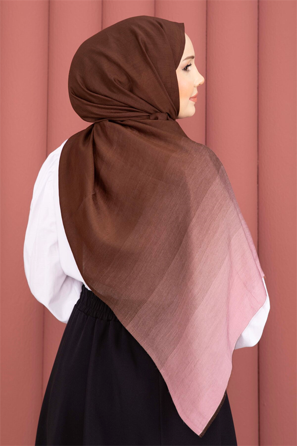 Modern Gradient Shawl Series Coffee-Powder