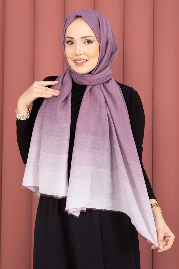 Modern Gradient Shawl Series Lilac
