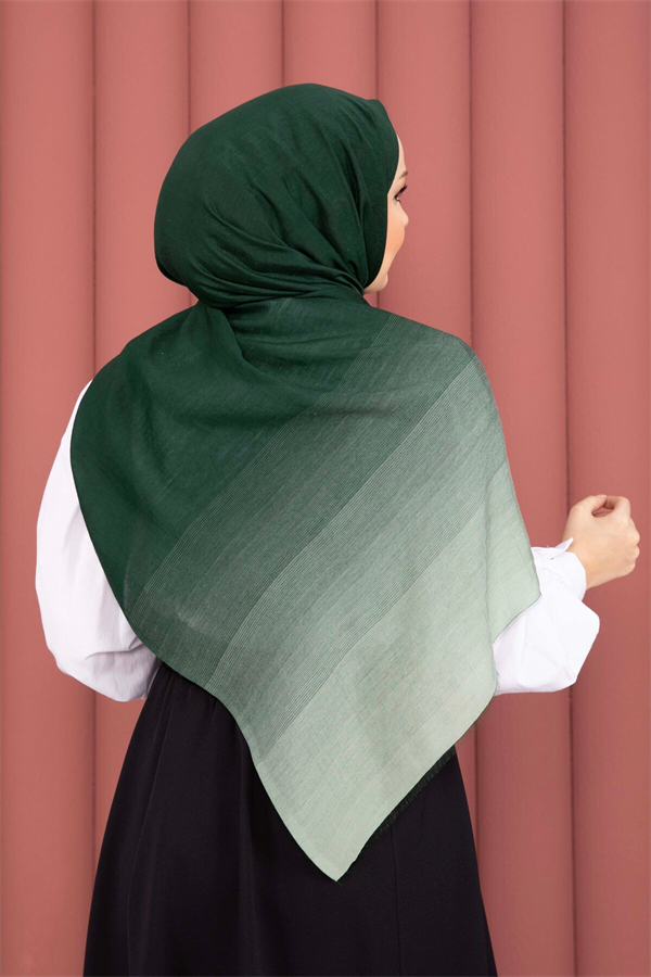 Gradient Modern Shawl Series Emerald