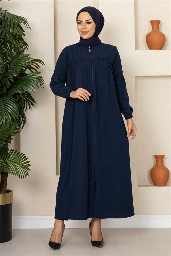 Robe Young Hijab Abaya Navy Blue