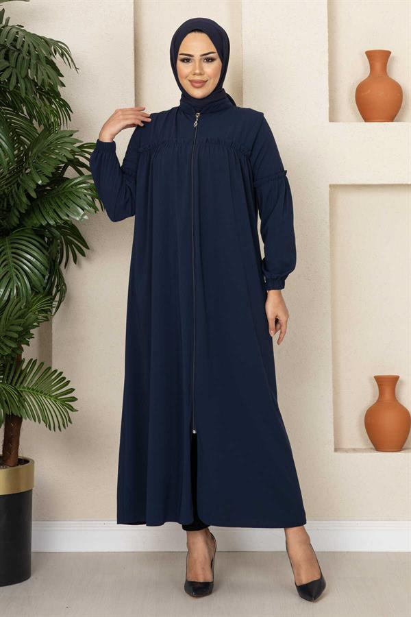 Robe Young Hijab Abaya Navy Blue