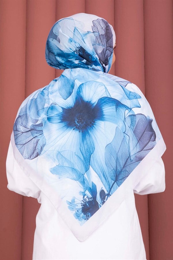Rose Pattern Scarf Series Stone