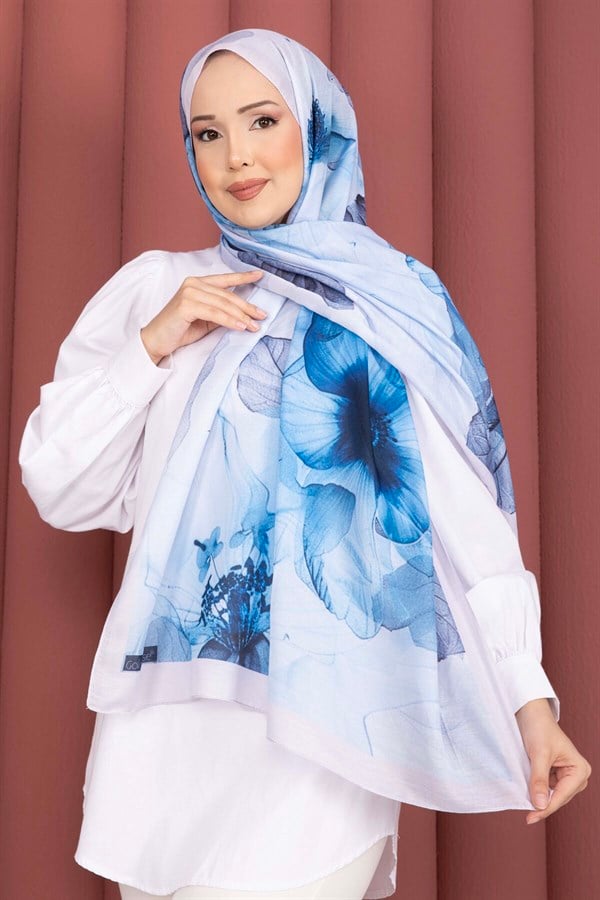 Rose Pattern Scarf Series Stone