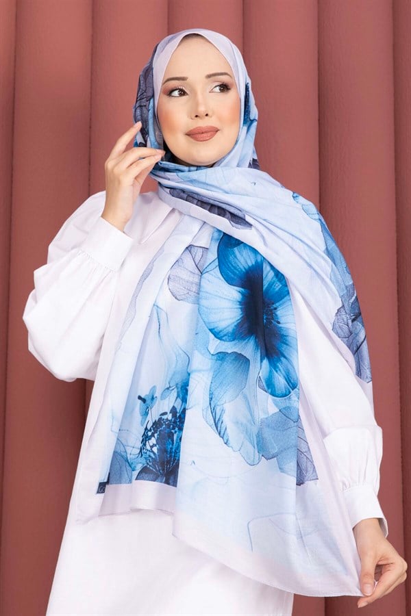 Rose Pattern Scarf Series Stone