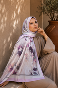 Sapphire Flower Pattern Scarf Series Powder Pink