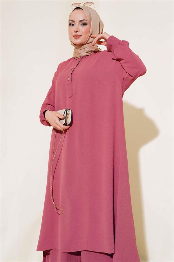 Casual 2 Piece Set Dusty Rose