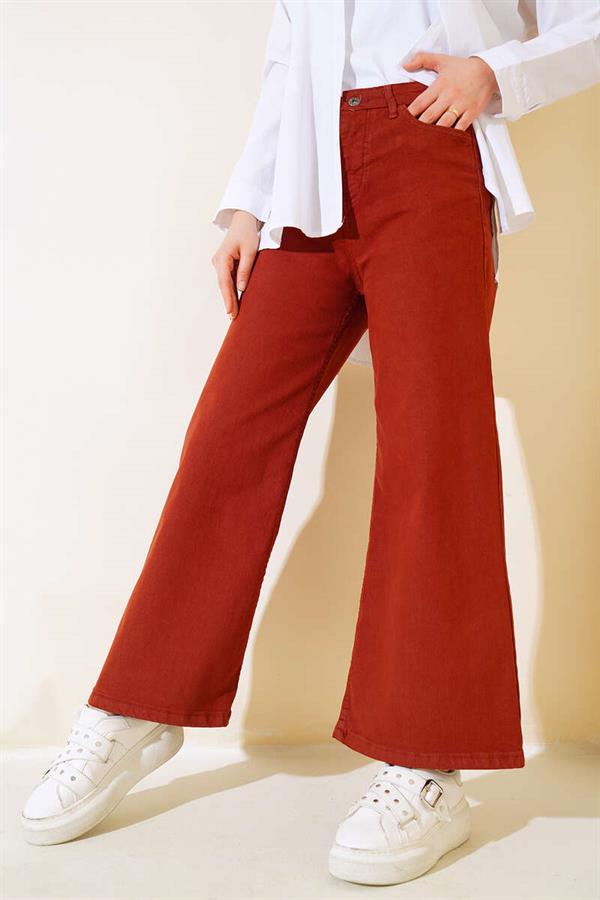  Casual Short Straight Trousers Tan