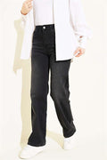 Loose-fitting Lycra Denim Jeans, Smoke Grey