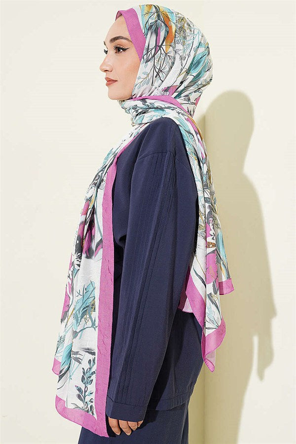 Bamboo Kash Shawl with Ivy Pattern, Galibarda