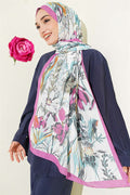 Bamboo Kash Shawl with Ivy Pattern, Galibarda