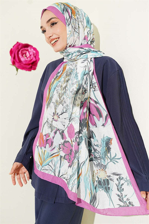 Bamboo Kash Shawl with Ivy Pattern, Galibarda