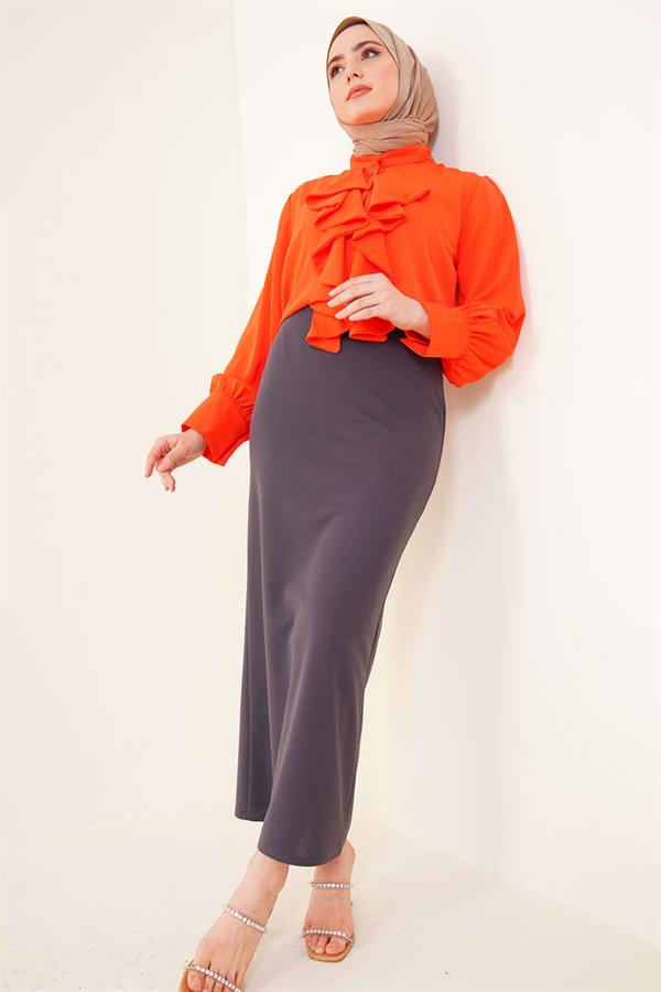 Scuba Pencil Smoke Skirt