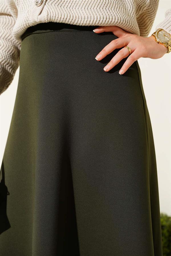 Scuba Mevlana Skirt Khaki