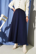 Scuba Mevlana Skirt Navy Blue