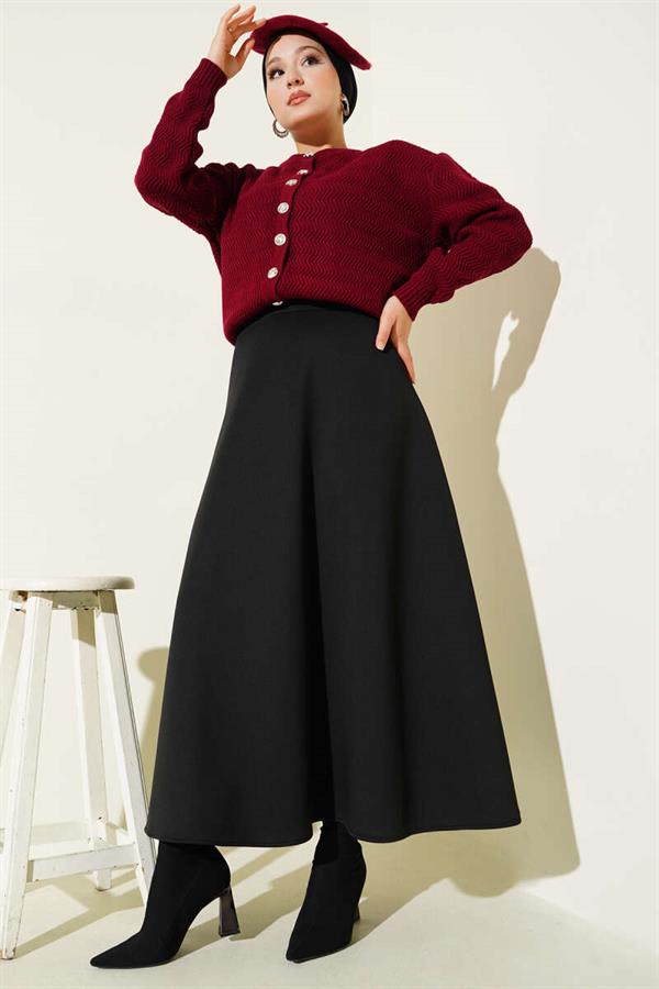 Scuba Mevlana Skirt Black