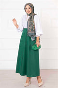 Scuba Mevlana Hijab Skirt Emerald