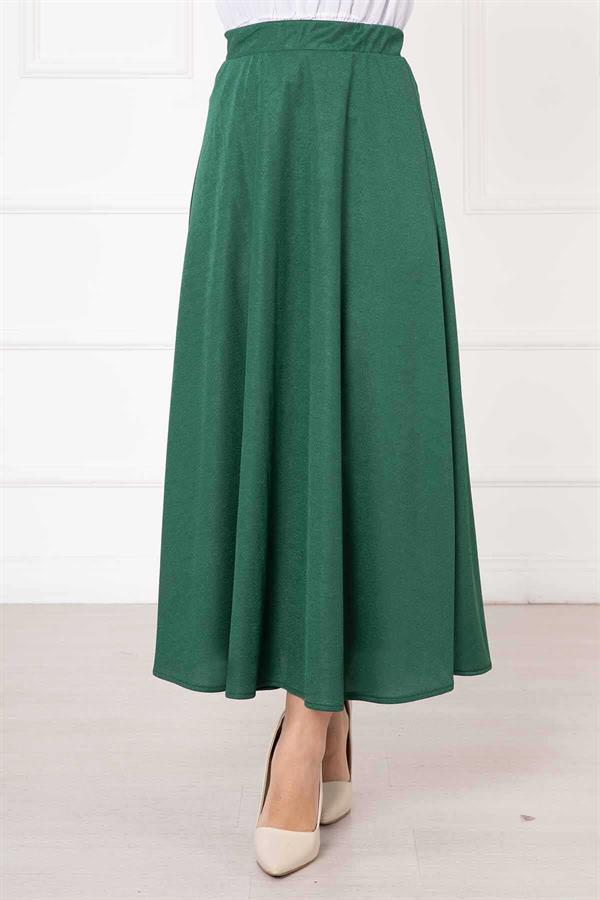 Scuba Mevlana Hijab Skirt Emerald