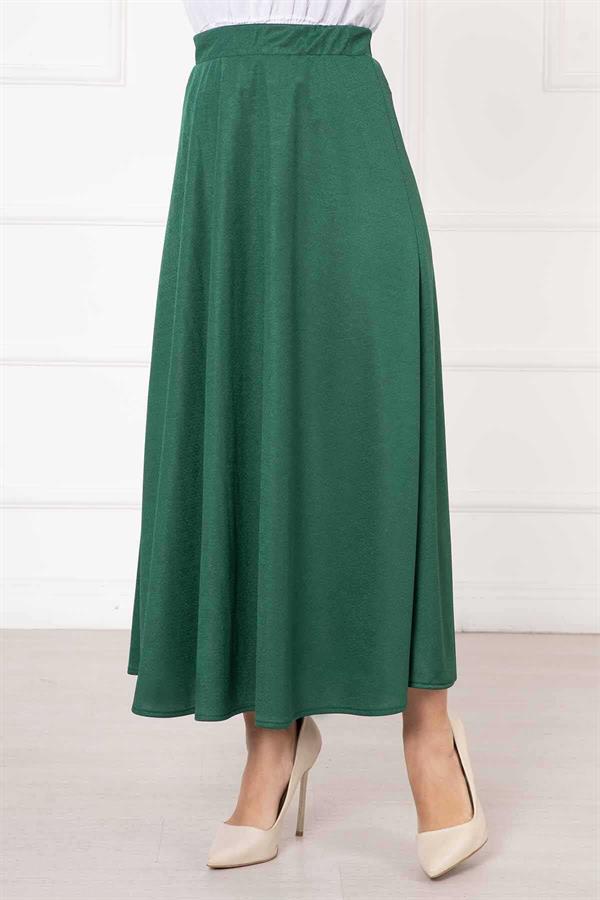 Scuba Mevlana Hijab Skirt Emerald