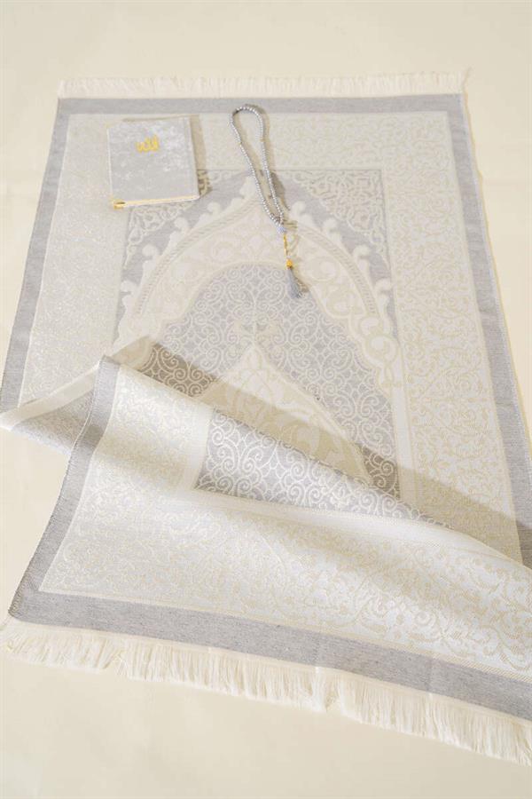 Gray Prayer Mat Set