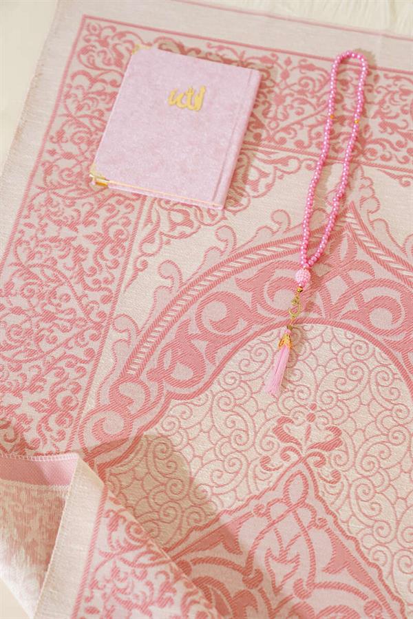 Pink Prayer Mat Set