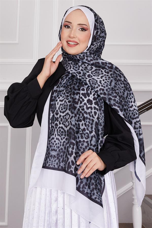 Sena Leopard Patterned Shawl Leopard