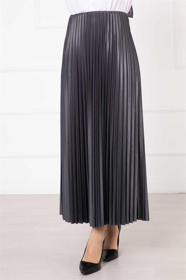 Sena Pleated Skirt Gray
