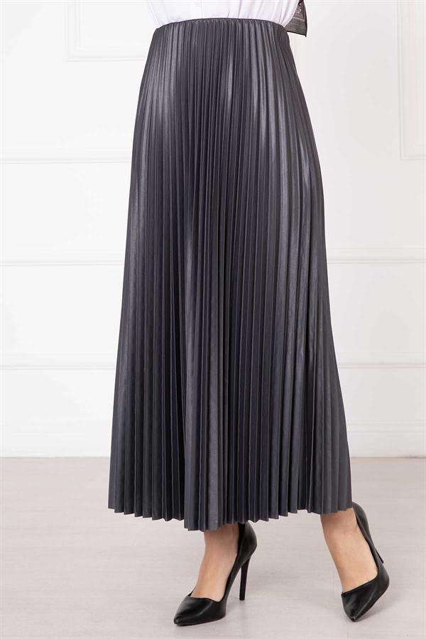 Sena Pleated Skirt Gray
