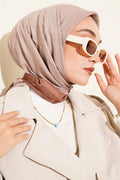Striped Bamboo Krash Scarf Camel