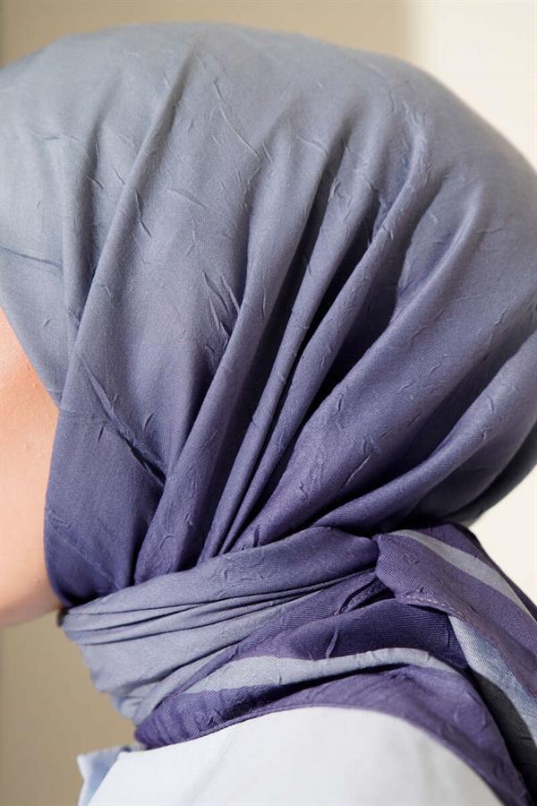Striped Bamboo Krash Scarf Lilac