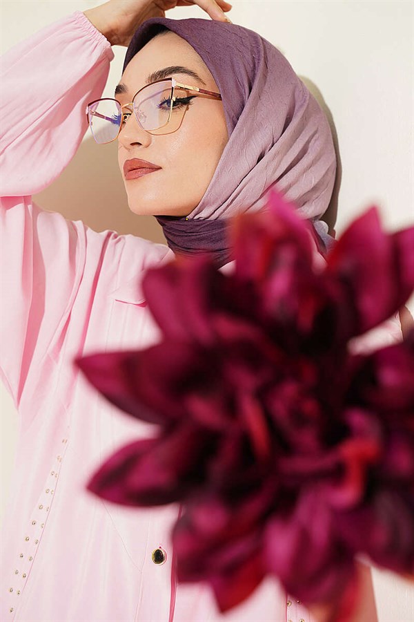 Striped Bamboo Kash Scarf Magenta