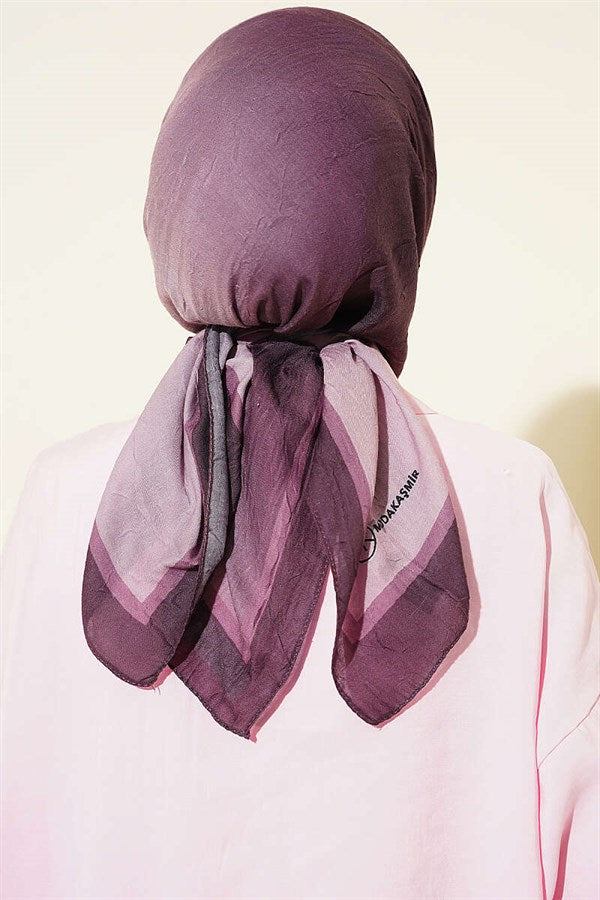 Striped Bamboo Kash Scarf Magenta