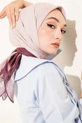 Striped Bamboo Krash Scarf Plum