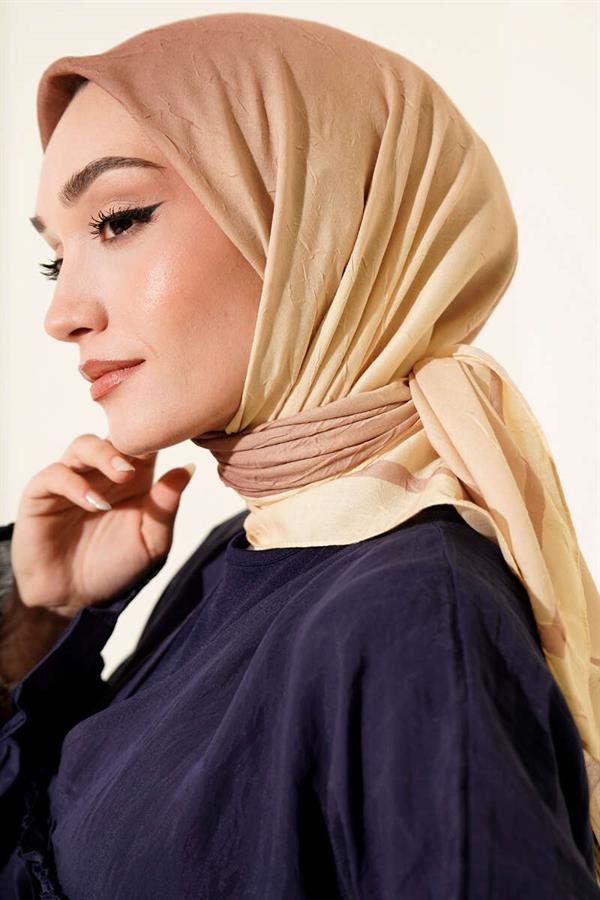 Striped Bamboo Krash Scarf Yellow
