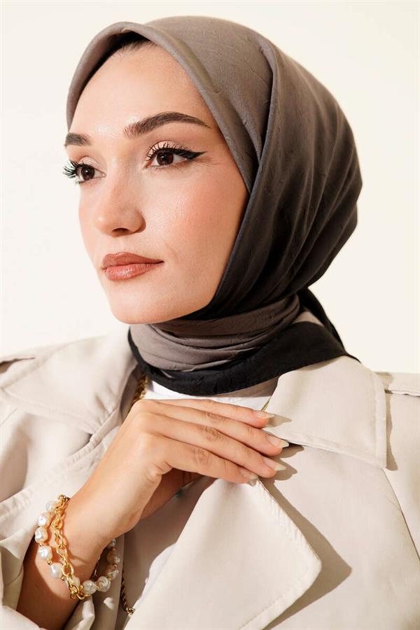 Striped Bamboo Krash Scarf Black