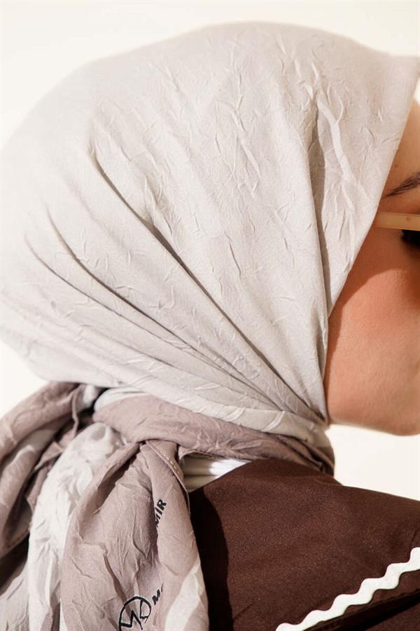 Striped Bamboo Krash Scarf Mink
