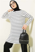 Striped Tunic White