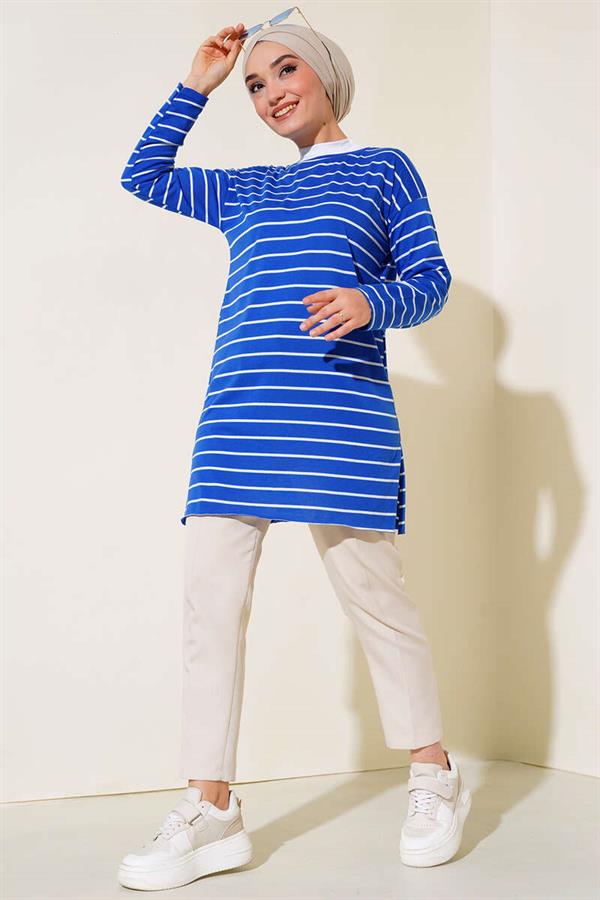 Striped Tunic Saxe